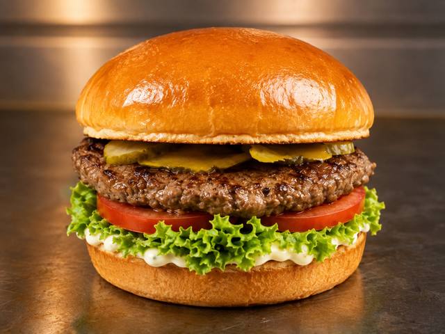 Burger Tradicional, foto referencial